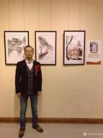 艺术家马国斌荣誉:笔绘壮美广西 助力乡村振兴“新时代·新视觉”钢笔画作品展在南【图0】