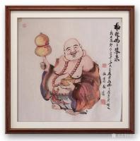 艺术家尚建国日记:国画人物画大自在弥勒佛《福從佛缘来!》葵卯年冬月尚建国作。
【图0】