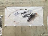 艺术家罗树辉日记:国画山水画松树黄山
今天朋友小聚。弄了几张小画。玩玩。【图2】