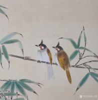 艺术家安士胜日记:安士胜国画工笔花鸟画作品欣赏。【图4】