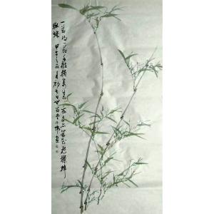 艺术品图片：艺术家胡小炜（润德）国画作品名称《【竹子】作者胡小炜》价格6000.00 元