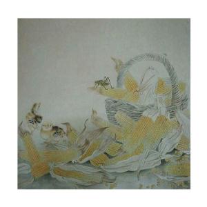 艺术品图片：艺术家傅斌科国画作品名称《【昆虫记】作者傅斌科》价格1920.00 元