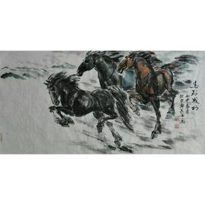 艺术品图片：艺术家邵西安国画作品名称《【奔驰】作者邵西安》价格7680.00 元
