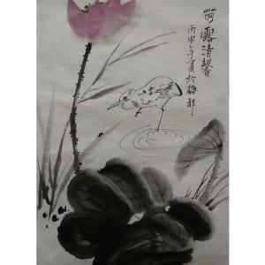 艺术品图片：艺术家陈亚龙国画作品名称《【荷露清馨】作者陈亚龙》价格960.00 元