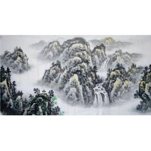 艺术品图片：艺术家刘恒胜国画作品名称《【山水2】作者刘恒胜》价格480.00 元