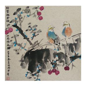 艺术品图片：艺术家李昇国画作品名称《【花鸟12】作者李昇》价格720.00 元