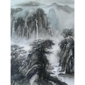 艺术品图片：艺术家陈刚国画作品名称《【山水1】作者陈刚》价格2880.00 元