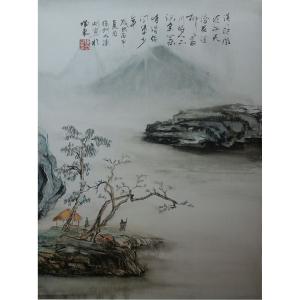 艺术品图片：艺术家陈刚国画作品名称《【山水9】作者陈刚》价格2880.00 元