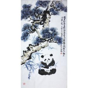 高瑞国画作品《【熊猫2】作者高瑞》价格3840.00元