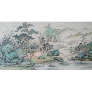 艺术品图片：艺术家李其林国画作品名称《【山水2】作者李其林》价格1440.00 元