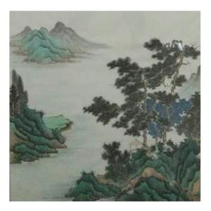 艺术品图片：艺术家艾国国画作品名称《【山水2】作者艾国》价格456.00 元
