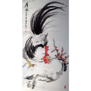 艺术品图片：艺术家苏进春国画作品名称《【雄鸡】作者苏进春》价格1920.00 元