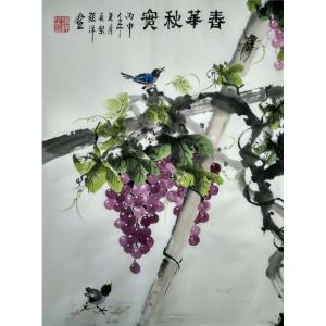 艺术品图片：艺术家张洋国画作品名称《【春 秋.】作者张洋》价格2400.00 元