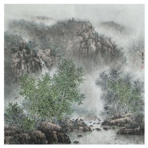艺术品图片：艺术家杨景林国画作品名称《【山水1】作者杨景林》价格1440.00 元