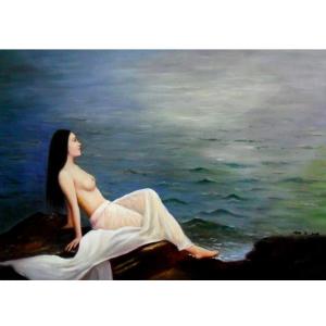 艺术品图片：艺术家陈力油画作品名称《女人体油画》价格1220.00 元