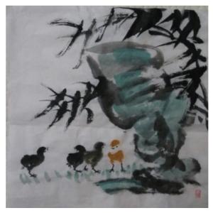 艺术品图片：艺术家柳春雷国画作品名称《【花鸟4】作者柳春雷》价格720.00 元