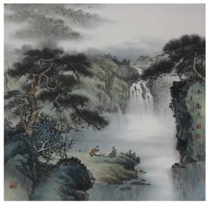 艺术品图片：艺术家刘剑刚国画作品名称《【山水7】作者刘剑刚》议价