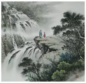 艺术品图片：艺术家刘剑刚国画作品名称《【山水12】作者刘剑刚》议价