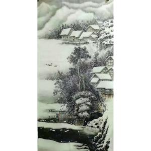 易剑赋国画作品《【雪景2】作者易剑赋》价格2400.00元