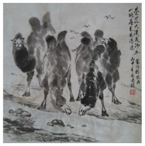 周祯国画作品《【骆驼2】作者周祯》价格720.00元