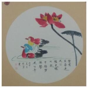 艺术品图片：艺术家朱德宾国画作品名称《【花鸟7】作者朱德宾》价格200.00 元