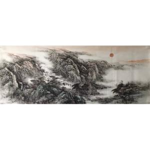 艺术品图片：艺术家许国华国画作品名称《【山水1】作者许国华》价格1200.00 元