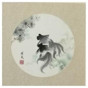 艺术品图片:艺术家徐继良国画作品名称《【金鱼】作者徐继良》价格432.00 元