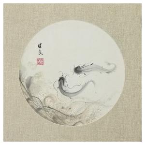 艺术品图片:艺术家徐继良国画作品名称《【年年有余】作者徐继良》价格432.00 元