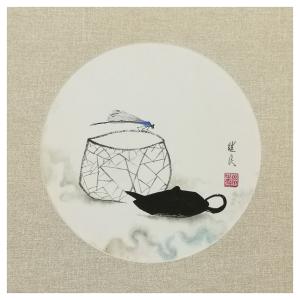 艺术品图片:艺术家徐继良国画作品名称《【蜻蜓1】作者徐继良》价格432.00 元