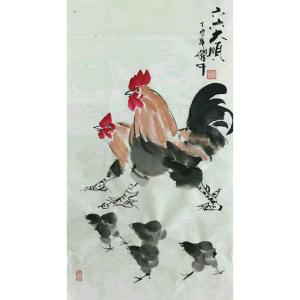 艺术品图片:艺术家冯耀午国画作品名称《【六六大顺】作者冯耀午》价格12000.00 元