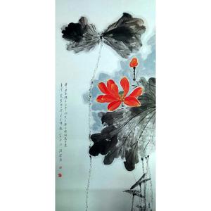 艺术品图片：艺术家张清永国画作品名称《【荷塘美景2】》价格1386.00 元