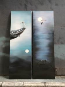 艺术品图片：艺术家徐继良文玩杂项作品名称《追月，待月，》价格1800.00 元