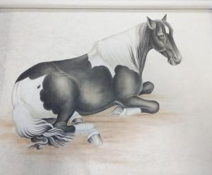 艺术品图片：艺术家于永强国画作品名称《骏马》价格3000.00 元