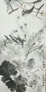 艺术品图片：艺术家胡小炜（润德）国画作品名称《满堂和气》价格8600.00 元