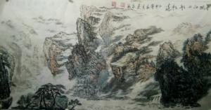艺术品图片：艺术家赵运泉国画作品名称《青枫江上秋帆远》价格8000.00 元