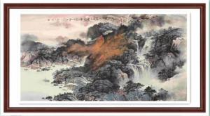 艺术品图片：艺术家俞晓红国画作品名称《徐文实大师山水画》价格1000000.00 元