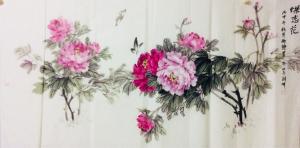 艺术品图片：艺术家郭雨铮国画作品名称《牡丹蝴蝶图《蝶恋花》》价格8000.00 元