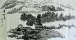 艺术品图片：艺术家庞懿中国画作品名称《溪山小亭》价格80000.00 元