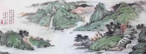 艺术品图片：艺术家徐建清国画作品名称《山水》价格18000.00 元