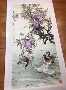 艺术品图片：艺术家徐建清国画作品名称《花鸟》价格16000.00 元