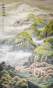 艺术品图片：艺术家宁建华国画作品名称《瑞雪伴春归》价格2200.00 元