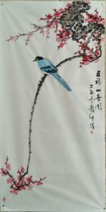 艺术品图片：艺术家庞懿中国画作品名称《五福山喜图》价格32000.00 元