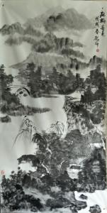 庞懿中国画作品《麻桥春色》价格40000.00元