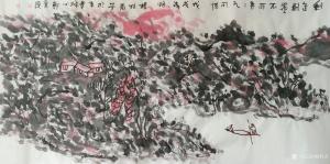 杨牧青国画作品-《山水》
