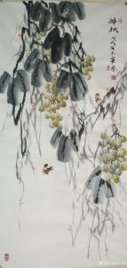 艺术品图片：艺术家吉大华国画作品名称《醉秋》价格300.00 元
