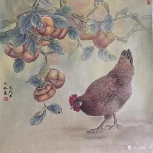 艺术品图片：艺术家汪林国画作品名称《事事大吉》价格600.00 元