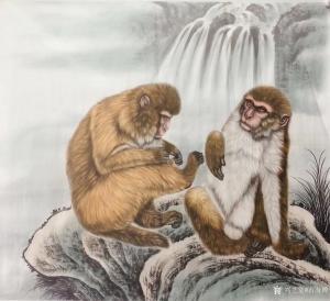 石海博国画作品《猴乐图》价格500.00元