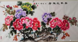 艺术品图片：艺术家吉大华国画作品名称《春风送雅香》价格500.00 元