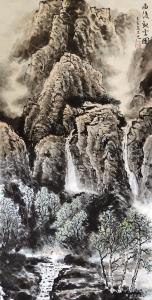 王元国画作品《雨后观云图》价格4000.00元