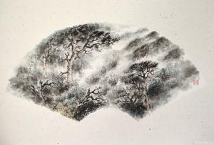 艺术品图片：艺术家王元国画作品名称《翠色绵森林》价格1000.00 元